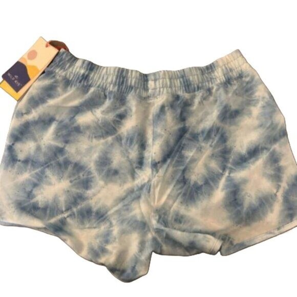 WILD RYE Alturas Apres Shorts, Ocean Waves Blue - Picture 3 of 3